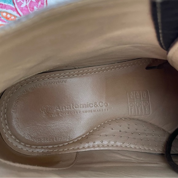 NWOB Anatomic Smart Pedras Brown Leather Lace Up Ankle Boot Size 9 (US) 43 (EU) - Picture 7 of 11